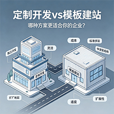 赫山建站-定制开发vs模板建站：哪种方案更适合你的企业？